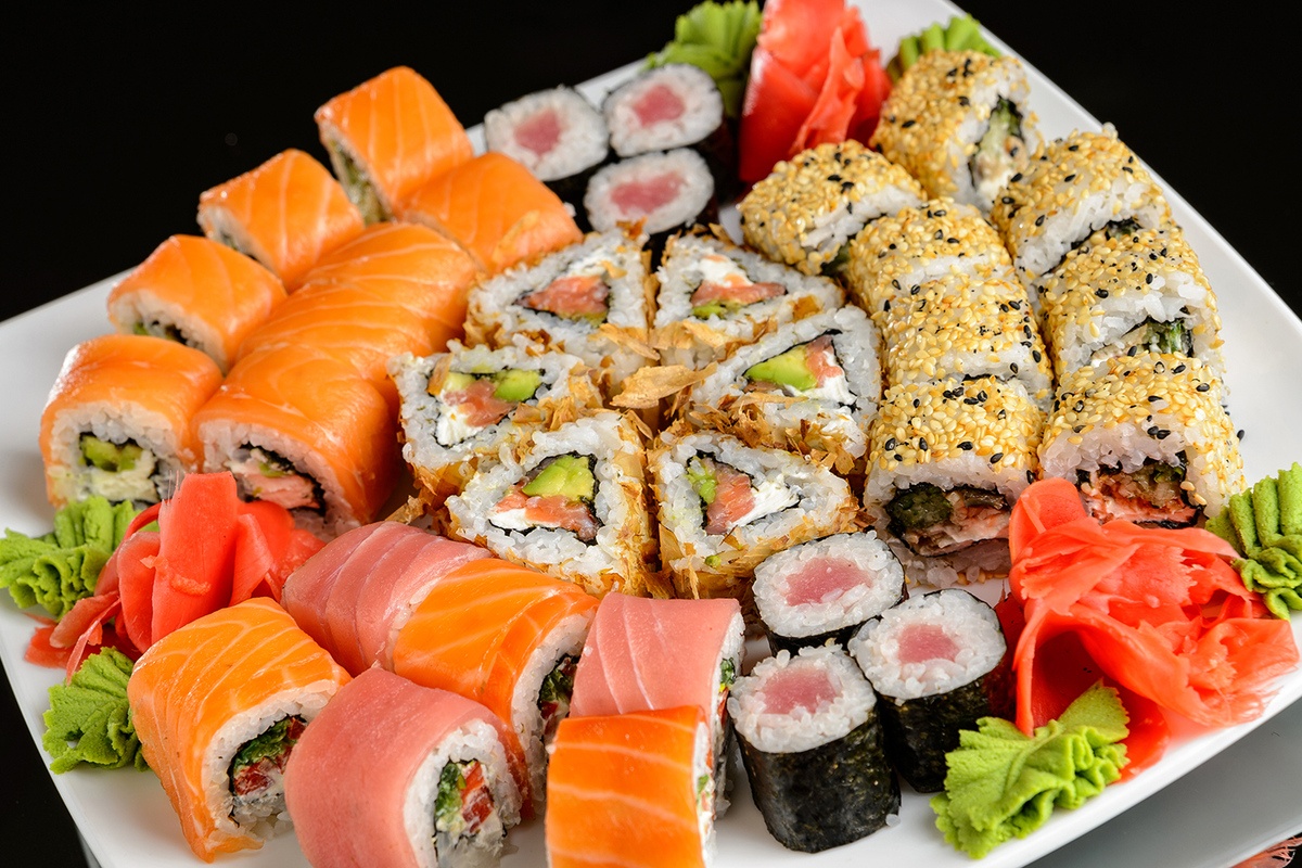 Вкусные фото суши (119) фото